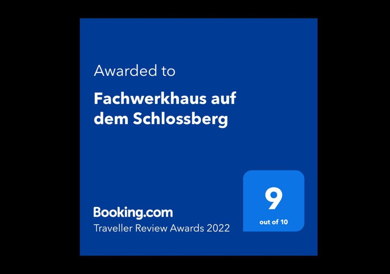 Fachwerkhaus Auf Dem Schlossberg Quedlinburg Bagian luar foto